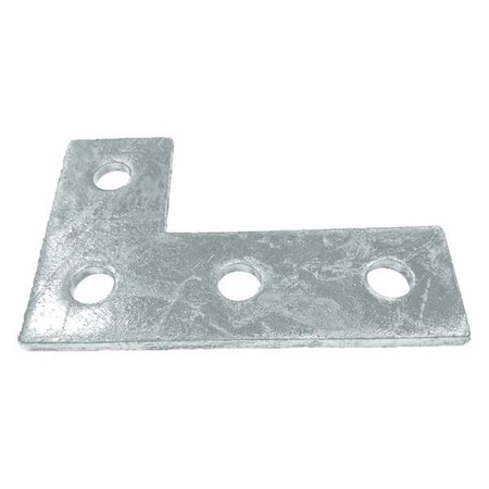 Vast Strut Channel Fitting, Silver, 1/4 V345EG