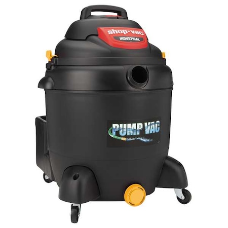 Shop-Vac Wet/Dry Shop Vacuum, 18 gal Tank Size, Plastic, 3 in Vacuum Hose Dia, 8 ft Hose Lg 9601806