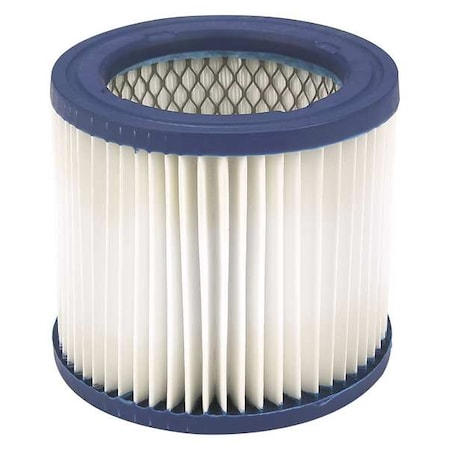 Shop-Vac Cartridge Filter, 5 in H, HEPA 9034133
