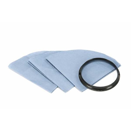 Shop-Vac Disc Filter, 13 in H, Cloth, PK3 9010733