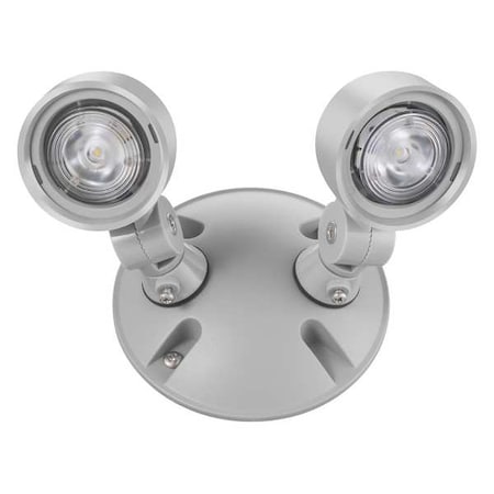 Lithonia Lighting Remote Head, LED, Plastic, Gray ERE GY T WP RD M12