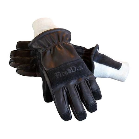 Fire-Dex Leather Glove, Knitwrist Cuff G2N2X