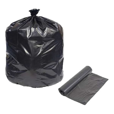Tough Guy Recycled Trash Bag, 10 gal, Black, PK500 784JG4