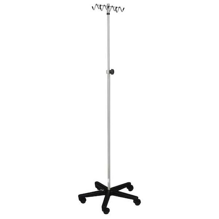Blickman IV Pole, SS, 110" H, 8 Hooks 7795SS-RH