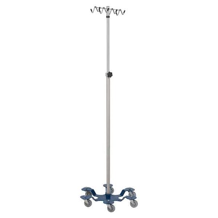Blickman IV Pole, SS, 90" H, 8 Hooks 1370-RH