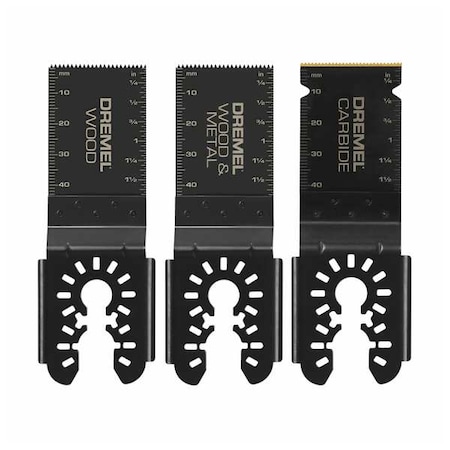Dremel OscilToolBladeSet, 3pcs, W:1.25" MM488BU