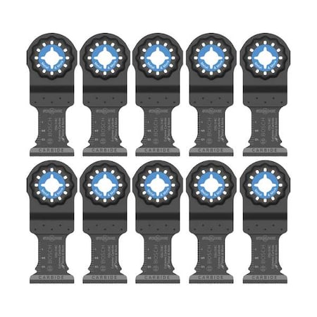 Bosch OscillatingToolBlade, L:4", Carbide, PK10 OSL114C-10