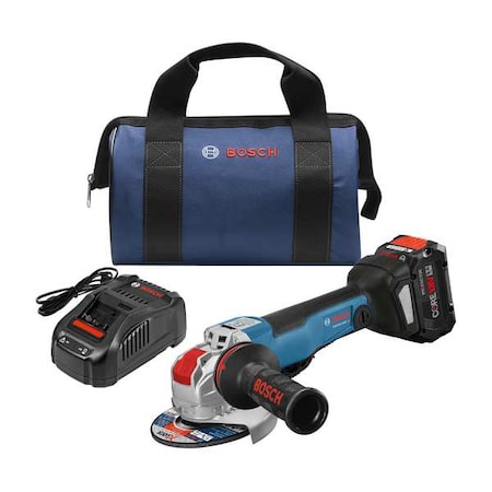 Bosch Angle Grinder, 5 in Dia, 9,000 RPM GWX18V-50PCB14