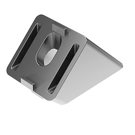 Fath AngleConnector45, Alum, Gry, 20mm, 20mm, PK2 093WS20145N05