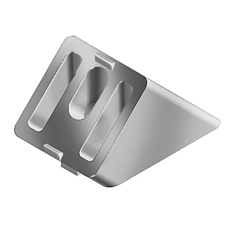 Fath AngleConnector45, Alum, Gry, 40mm, 40mm, PK2 093WS40145N08