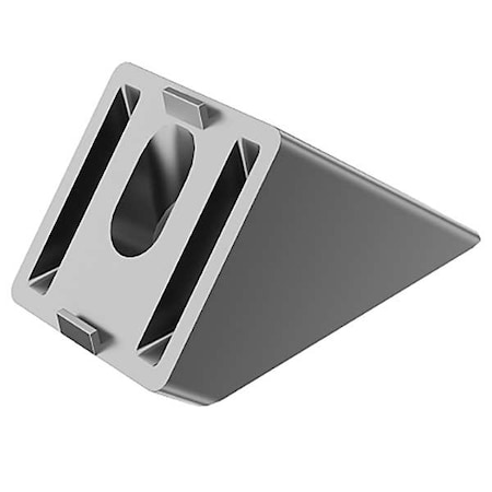 Fath AngleConnector45, Alum, Gry, 45mm, 45mm, PK2 093WS45245N10