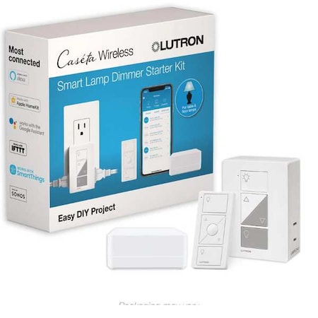 Lutron Smart Lamp Timer Kit, White P-BDG-PKG1P