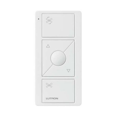 Lutron Wireless Fan Remote Control, 3V DC PJ2-3BRL-GWH-F01
