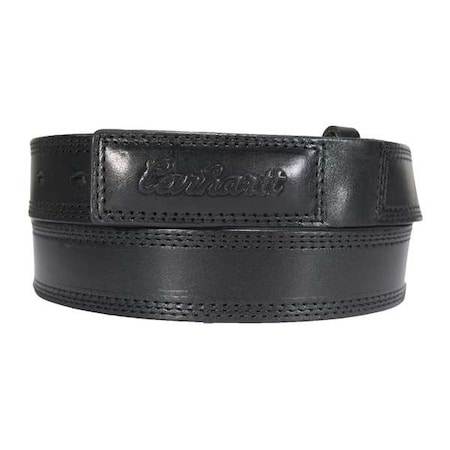 Carhartt Carhartt Scratchless Belt, Black, Full Grain Bridle Leather, 40 in Length, 1 5/16 in Width A000550500110