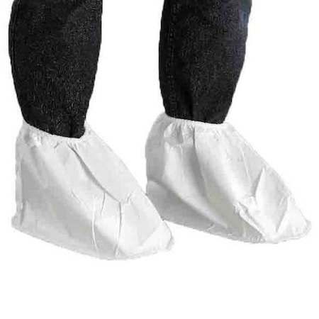 Ansell Shoe Covers, Microporous Polyethylene Laminate, White, 8 to 12 ?WH20-B-92-417-00?