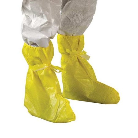 Ansell Boot Covers, Non-Woven Laminate, Yellow, 12 to 14 YE30-W-92-406-05