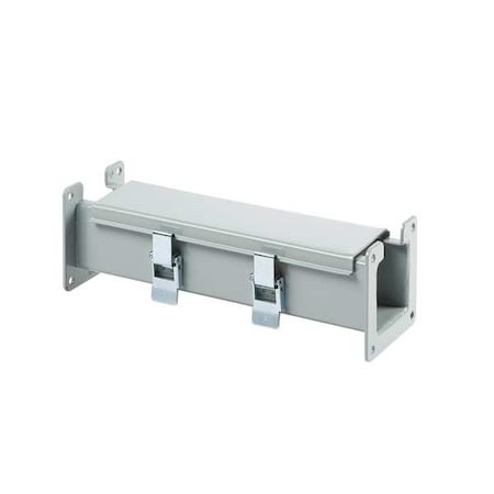 Nvent Hoffman Straight Section Wireway, 12 Rating, Steel, Powder Coated/Galvanized F88L12