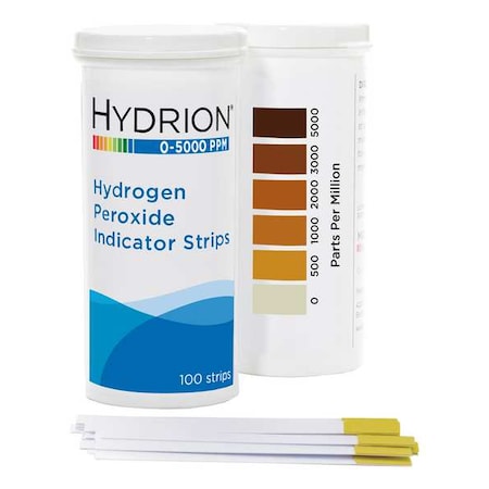 Hydrion Test, 0-5,000 ppm Hydrogen Peroxide, PK6 HP-5000