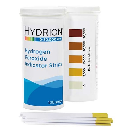 Hydrion Test, 0-30,000ppm Hydrogen Peroxide, PK6 HP-30000