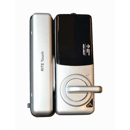 Adams Rite Glass Door Lock, Battery, Satin Chrome RT-1050L