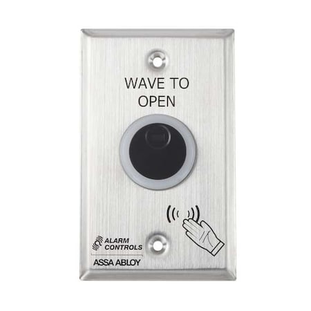 Alarm Controls Electromagnetic Lock Activation, Silver NTB-1