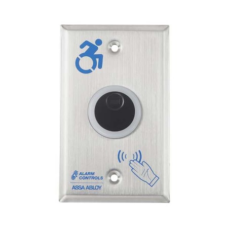 Alarm Controls Electromagnetic Lock Activation, Silver NTB-1A