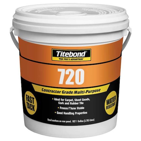 Titebond Single-use Tubes Instant Krazy Glue, 720 Series, Clear, 1 gal, Tube 9206