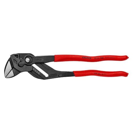 Knipex 12.2 in Pliers Wrench / 86 01 series Black Pliers Wrench Smooth, Plastic Grip 86 01 300