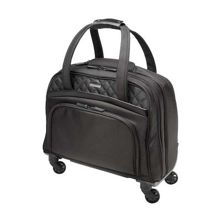 Kensington Rolling Laptop Case, Black, 17 1/2" H K60380WW