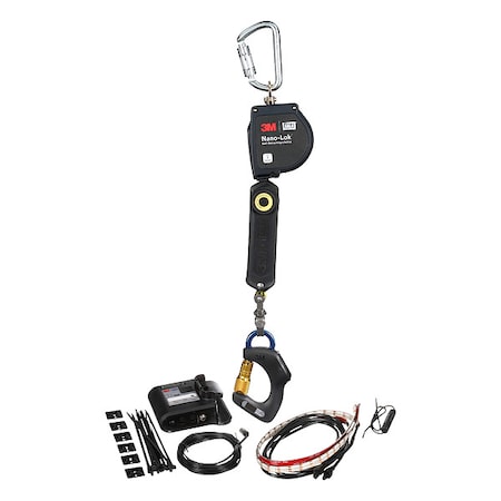 3M Dbi-Sala Nano-Lok Self-Retracting Lifeline, 11 ft Length, Carabiner, Not Applicable, 1 Leg(s) 3100273