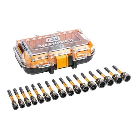 Gearwrench 16 Piece Bolt Biter Nut Extractor & Driver Set 86171