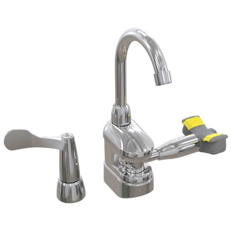 Bradley Plumbed Eyewash, Brass, Silver, For Use With, Emergency Eyewash S19-500T