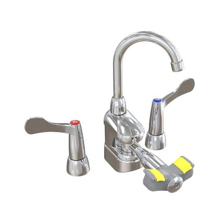 Bradley Plumbed Eyewash, Brass, Silver, For Use With, Emergency Eyewash S19-500W