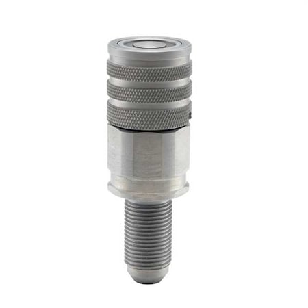 Parker Hydraulic Quick Coupler, Steel Body, Ball Lock, Hydraulic Quick Coupler, Thread 7/8"-14 Thread Size FEM-501-10BMF