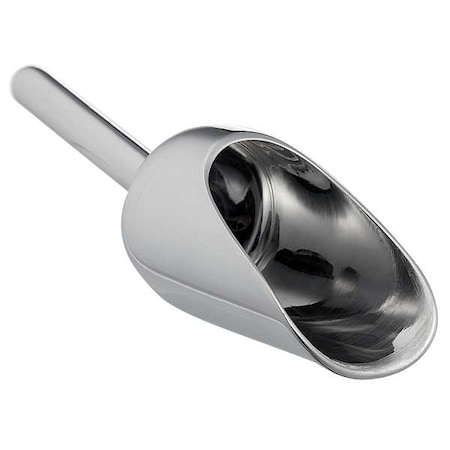 Zoro Select Scoop, 84 1/2 fl oz, 32 cm, Silver F36738-2500