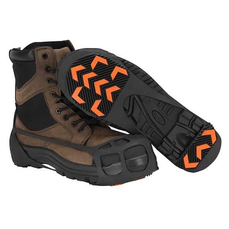 Due North Indoor/Outdoor Spikeless Traction Aid, Ball, Heel, Outsole Coverage, Pull-On, Rubber, Rubber V3553570-L/XL