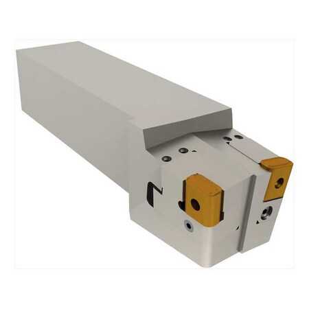 Widia Indexable Boring Bar, 6939143120, 9.842 in L, Alloy Steel, 90 Degrees  Rectangular Insert Shape 6939143120 0