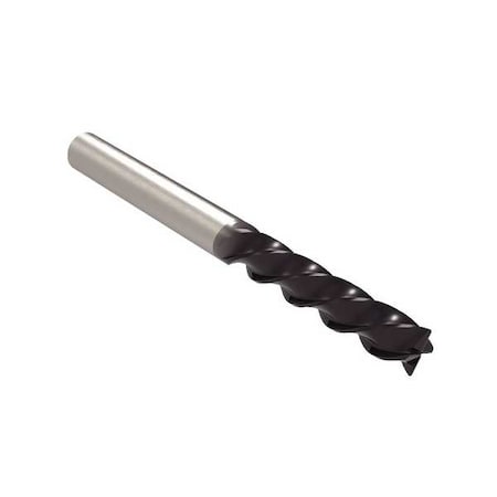 Widia Corner Radius End Mill, 0.3125 in 4X1EE08003RBT WS15PE