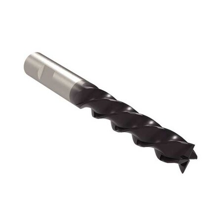 Widia Square End Mill, 0.75 in, Carbide 4X6EE19007SZW WS15PE