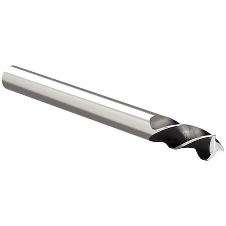 Widia Square End Mill, 0.3125 in, Carbide 3A09E08004SZT UNCOATED