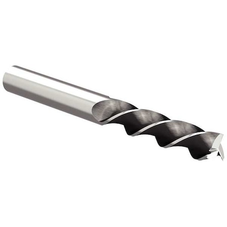 Widia Square End Mill, 0.25 in, Carbide 3A29E07023SZT UNCOATED