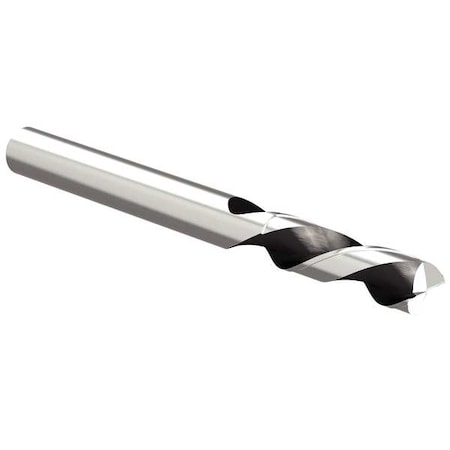 Widia Square End Mill, 0.375 in, Carbide 2A19E10015SZT UNCOATED