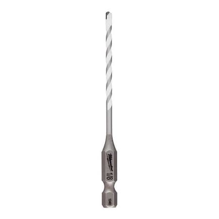 Milwaukee Tool 1/8 in. x 2 in. x 3-1/2 in. SHOCKWAVE Impact Duty Carbide Multi-Material Drill Bit 48-20-8880