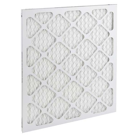 Zoro Select 20x25x1 Pleated Air Filter, High Capacity, Synthetic, MERV 13, 1.0 to 3.0 micron 786EK5