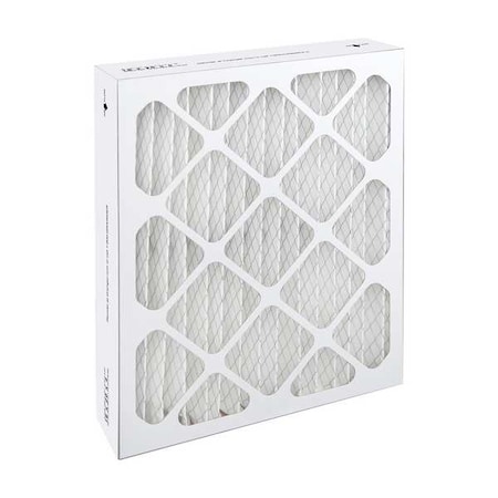 Zoro Select 16x20x4 Pleated Air Filter, High Capacity, Synthetic, MERV 13, 1.0 to 3.0 micron 786EK7
