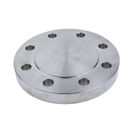 Zoro Select Flange, 12 1/2 in, Blind, SS FLS63RFBL600