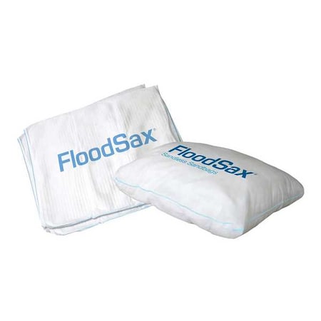 Floodsax Sorbents, White, Polypropylene 9878122