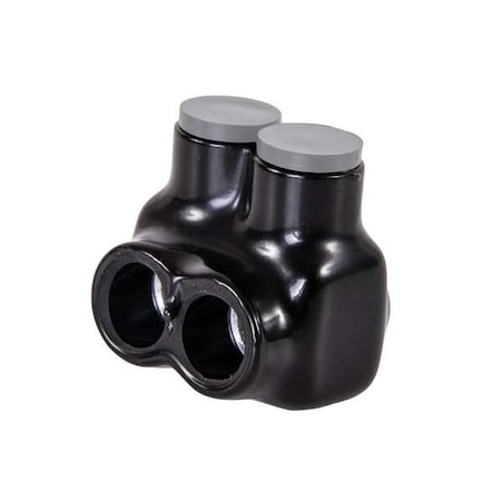 Polaris Multitap Connector, Aluminum, Gray, Hex, 2 Port ITG-1B