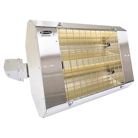 Fostoria Infrared Quartz Electric Heater, 1 Phase, Stainless Steel, 240V AC H-60-222-THSS