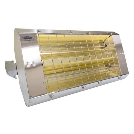 Fostoria Infrared Quartz Electric Heater, 1 Phase, Stainless Steel, 208V AC F-90-342-THSS